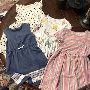 Set of 4 Girls School dresses Size 6/6X